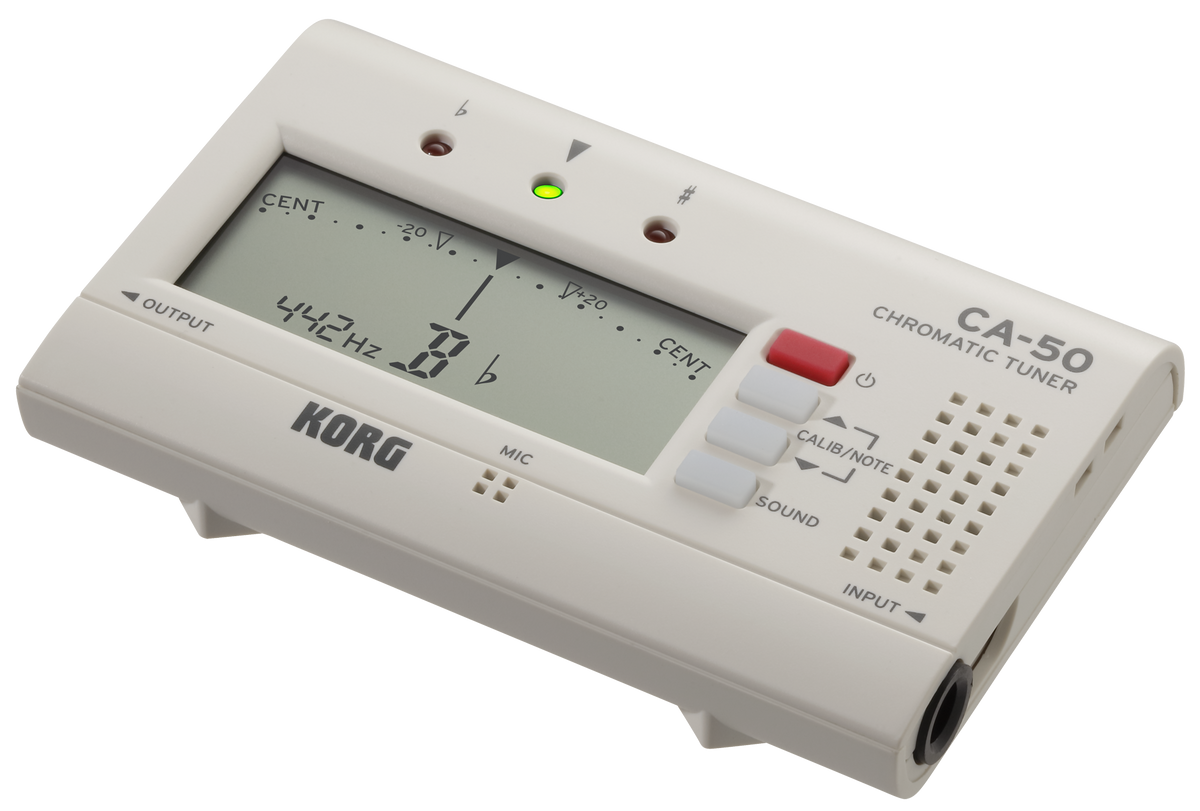 Korg Stemapparaat, chromatisch, CA-50, wit