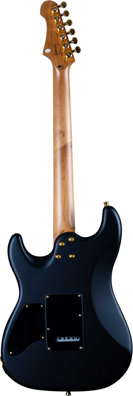 JET Guitars JS-700 MBK – elektrische gitaar – S-stijl HH mat Zwart