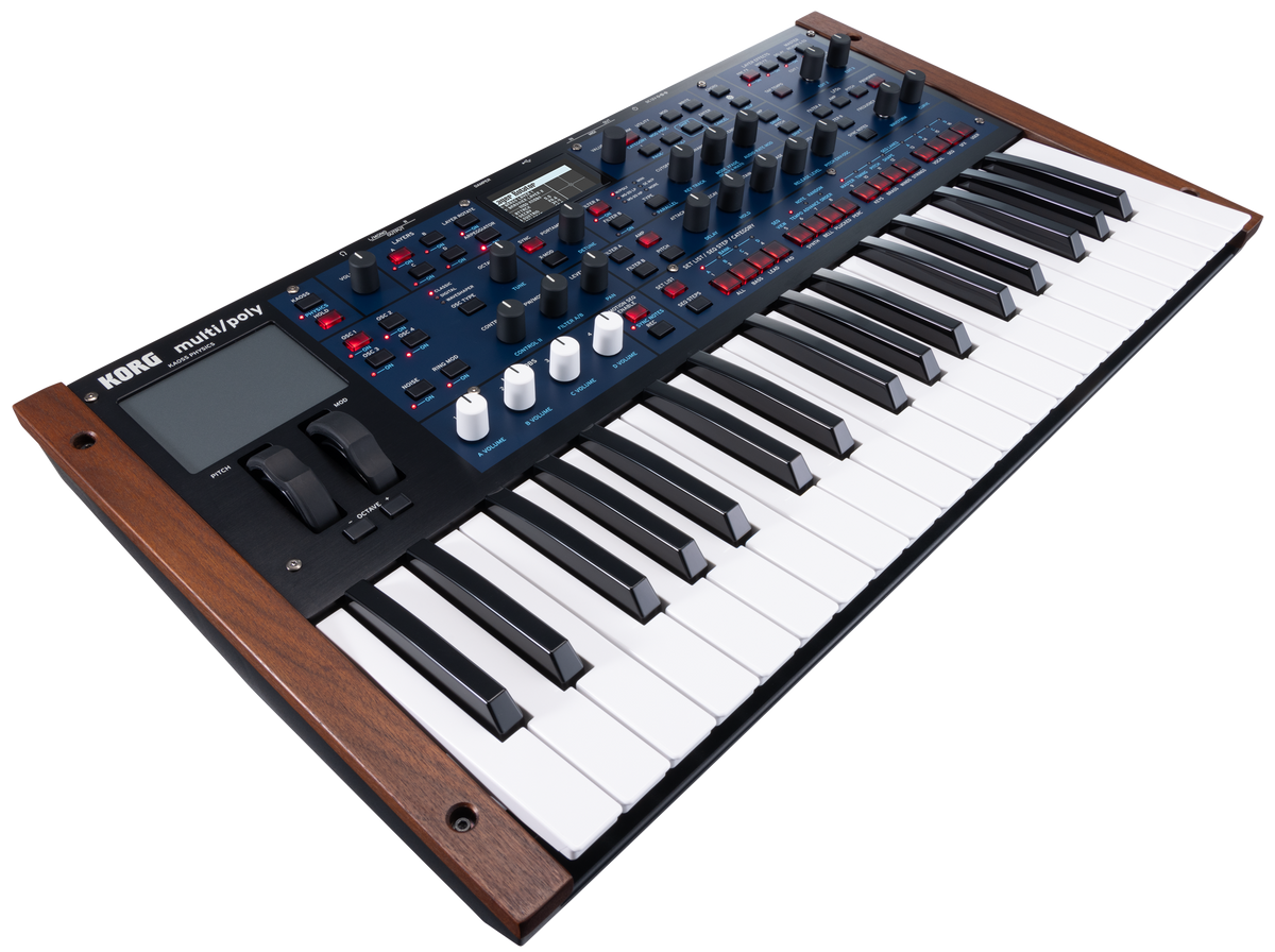 Korg Synthesizer, digitaal, multi/poly, virtueel-analoog, 37 toetsen,60 stemmen