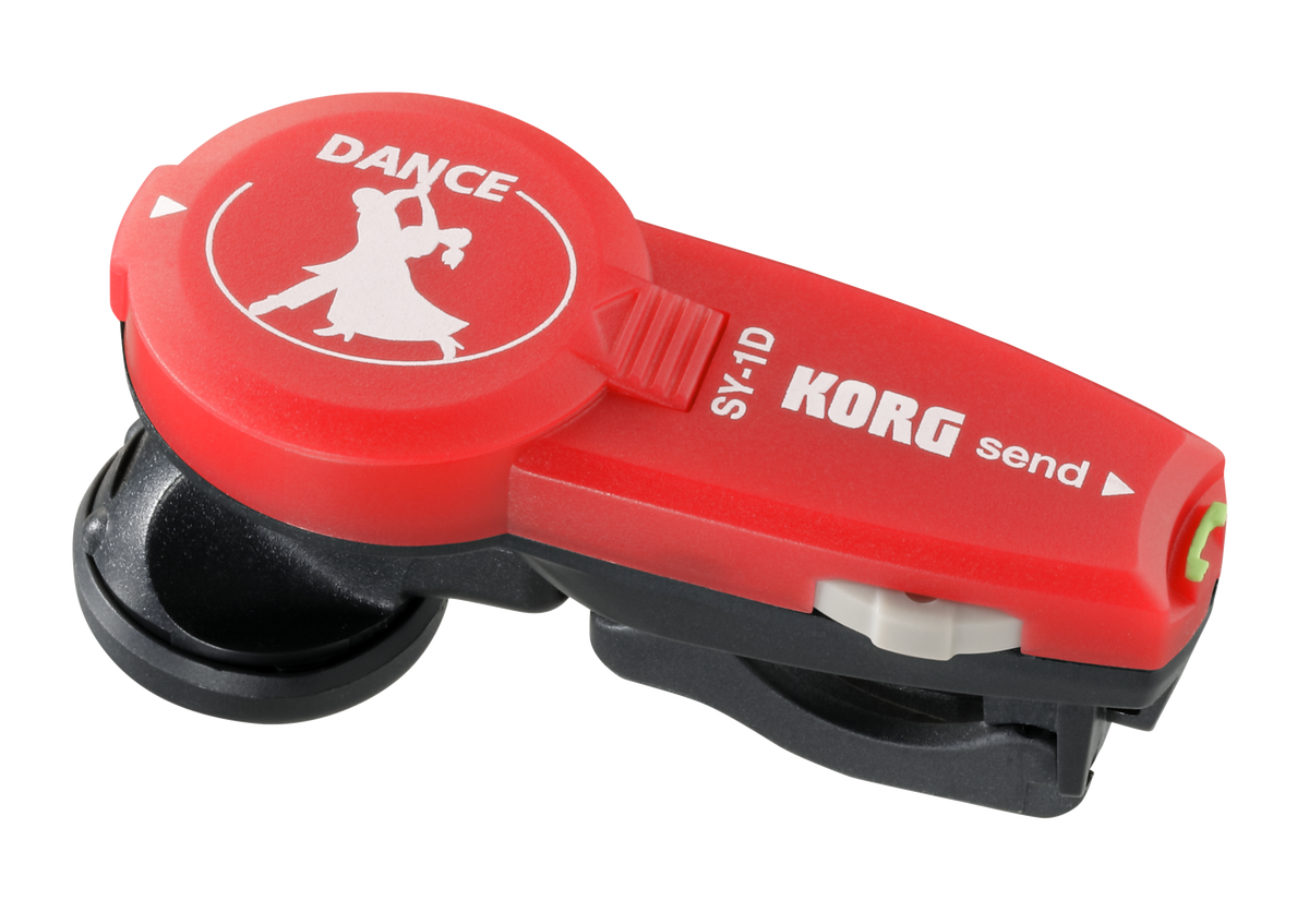 Korg Metronoom, In-Ear, SY-1D, voor Dansers, rood