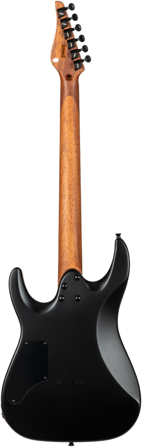 JET Guitars JS-501 BK Stygian – elektrische gitaar – S-stijl Stygian HH Satijn Zwart, palissander toets