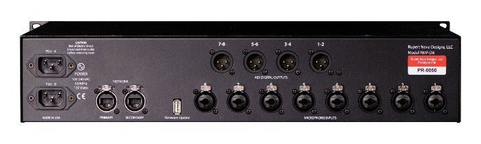 Rupert Neve Designs RMP-D8 - Dante™ Mic Pre – microfoonvoorversterker