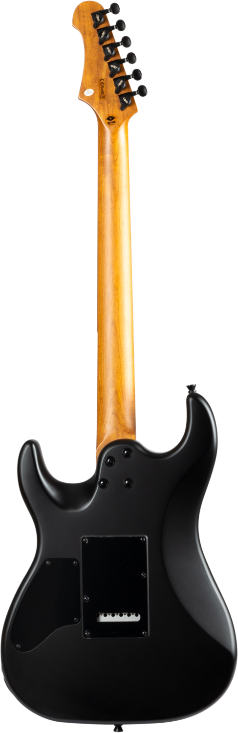 JET Guitars JS-500 MBK – elektrische gitaar – S-stijl HH mat Zwart
