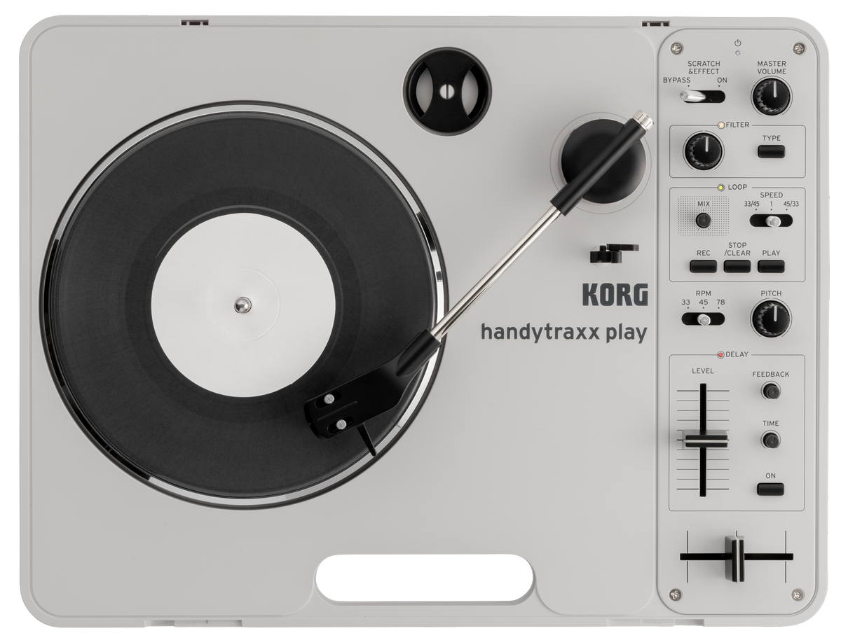 Korg Platenspeler ,handytraxx play, Luidspreker,Looper,Effekte, Batterij werking