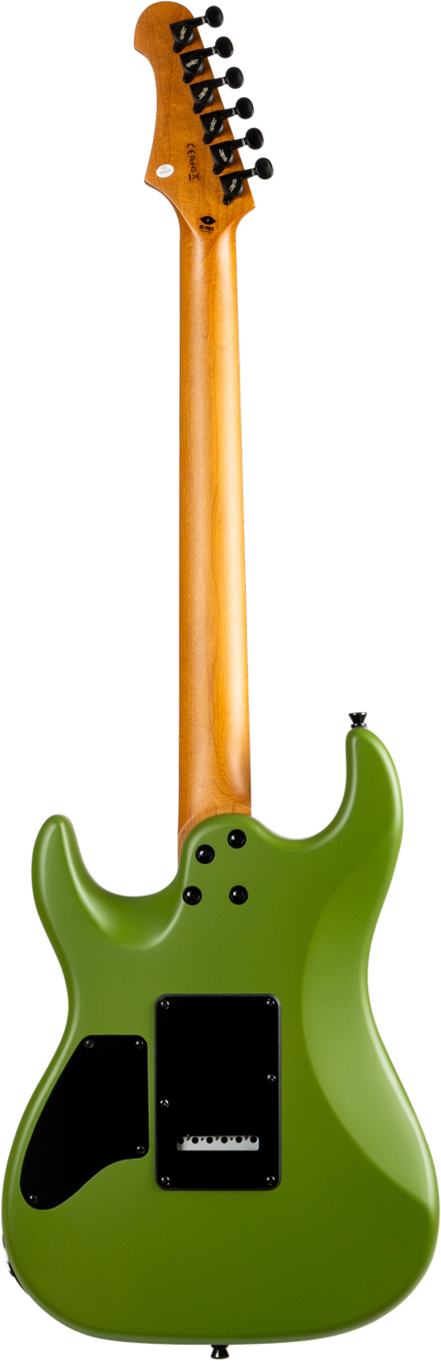 JET Guitars JS-500 MGR – elektrische gitaar – S-stijl HH mat Groen