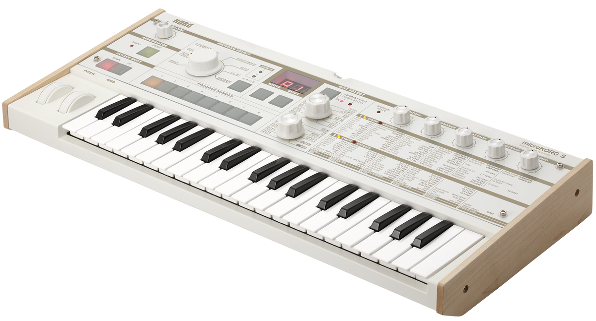 Korg Synthesizer, digitaal, microKORG S, luidsprekers, 37 toetsen