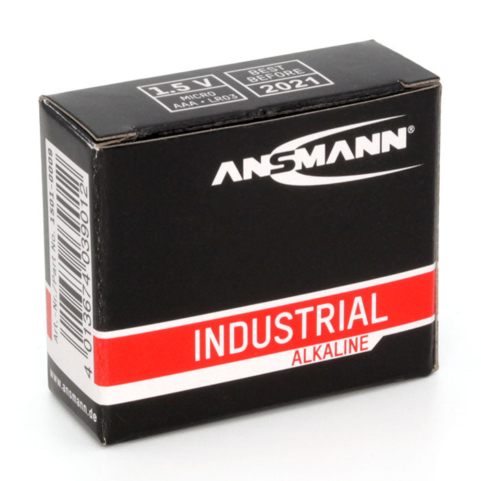 Ansmann Alkaline Industrial AAA 10pc box – batterij