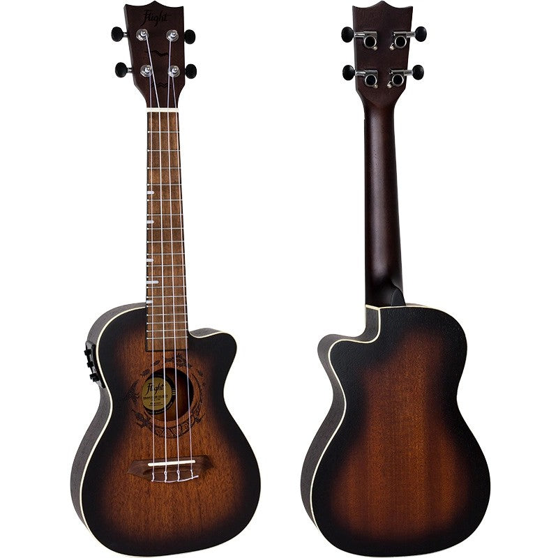 Flight DUC 380 CEQ AMBER – elektro-akoestische concertukelele