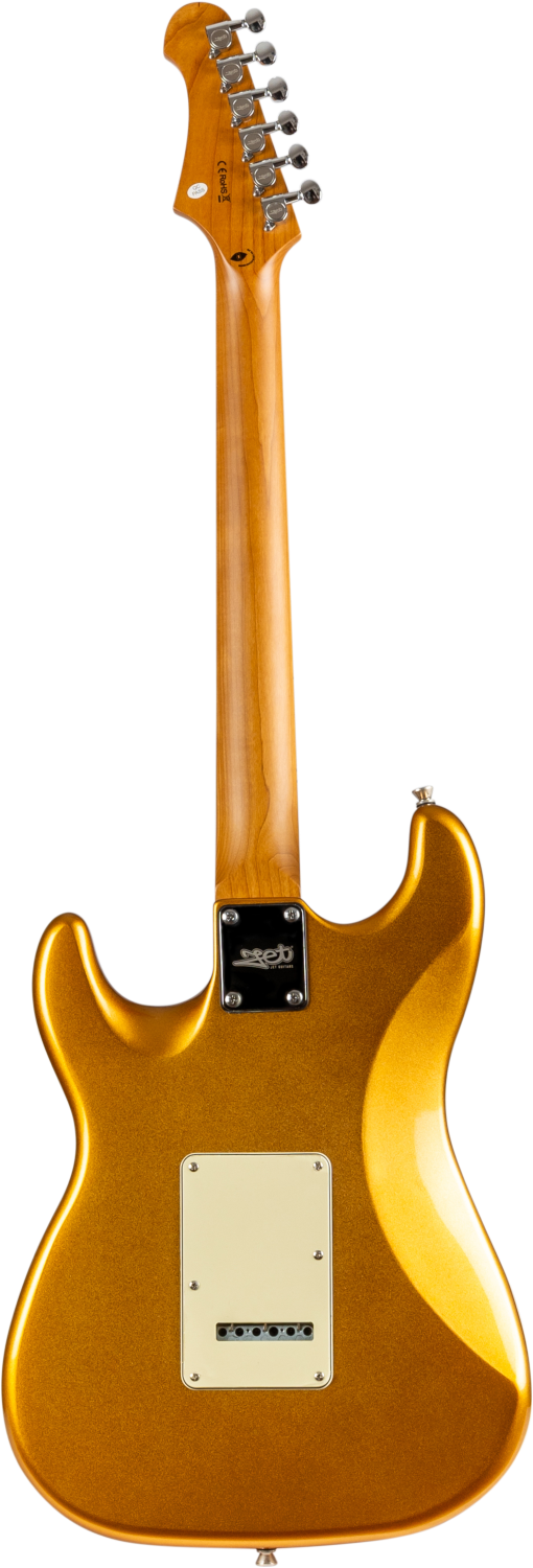 JET Guitars JS 300 GD – elektrische gitaar – S-stijl SSS Goud