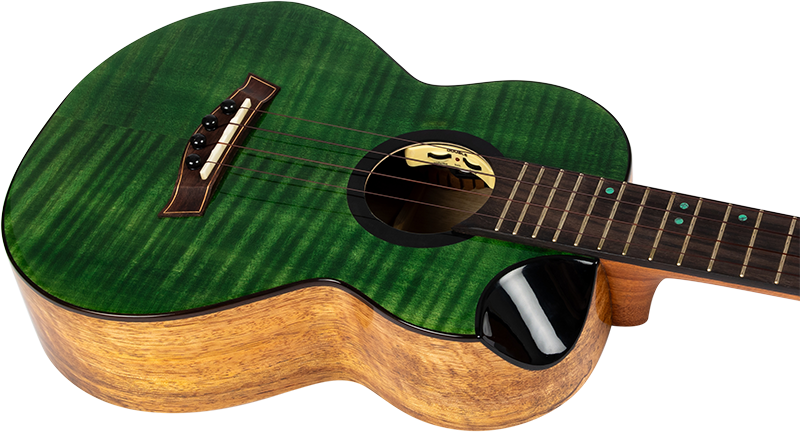 Flight COMET TENOR EQ-A GREEN – elektro-akoestische tenorukelele