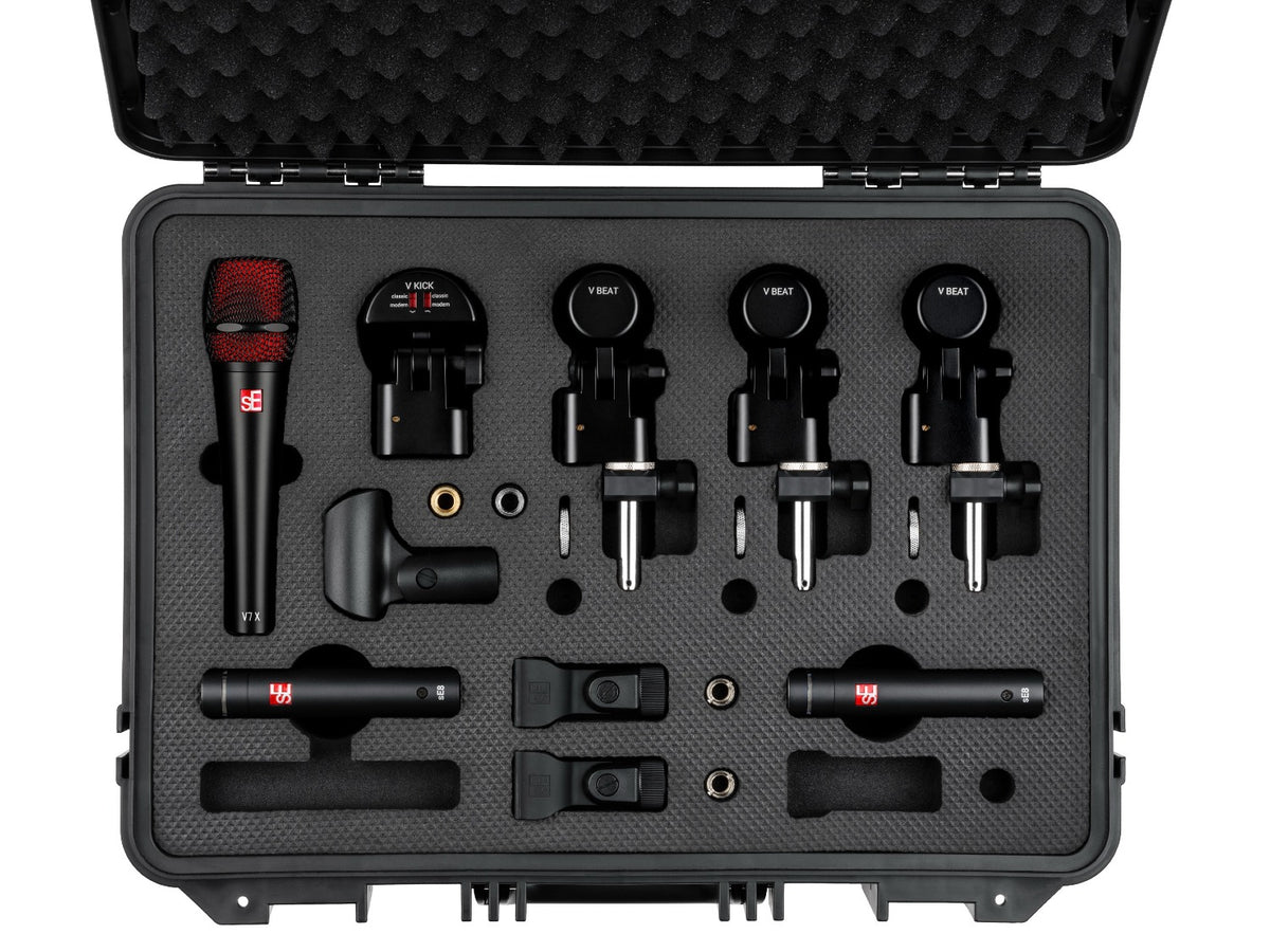 sE Electronics V PACK ARENA BLACK – dynamische instrumentmicrofoon
