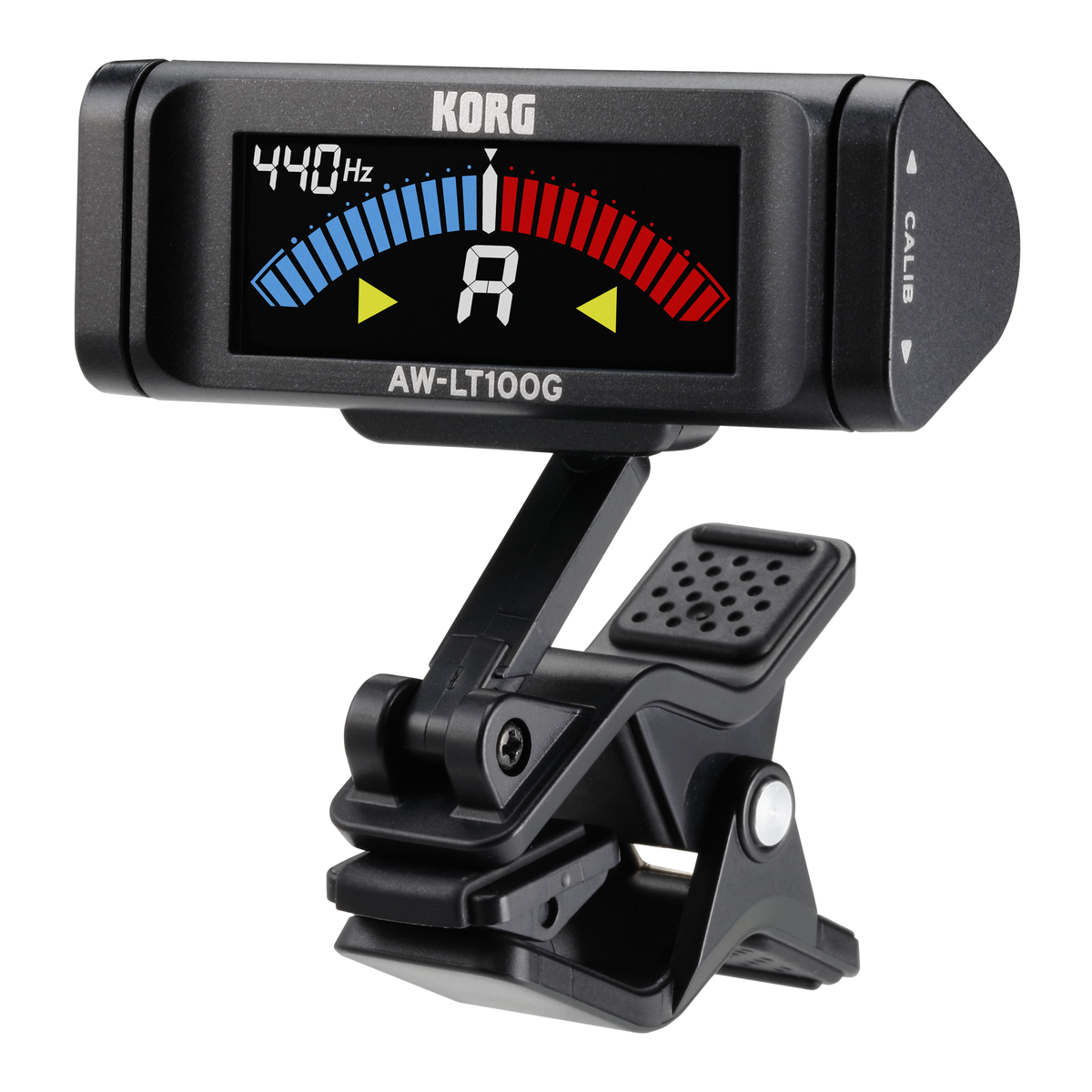Korg Stemapparaat, chromatisch, AW-LT100 G, Clip-On, zwart