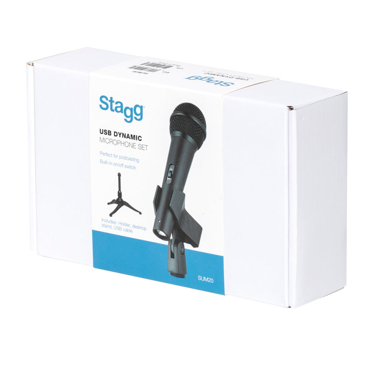 Stagg SUM20 USB dynamische microfoonset
