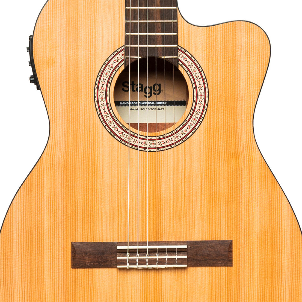 Stagg SCL70 TCE-NAT klassieke gitaar Naturel
