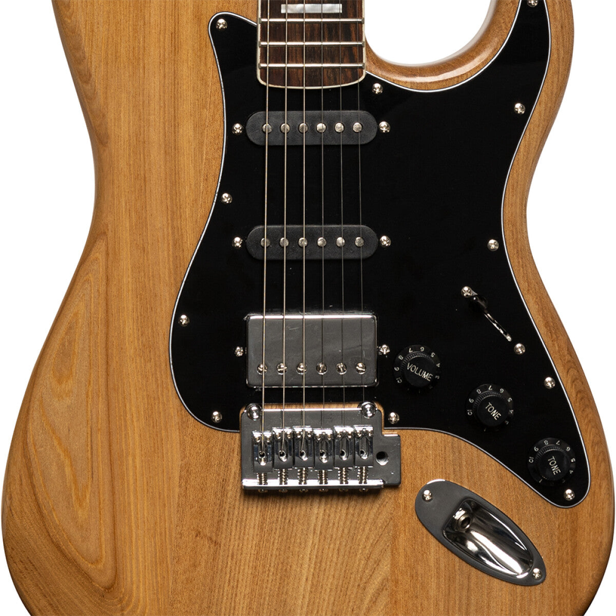 Stagg SES-60 NAT S-style elektrische gitaar Natural
