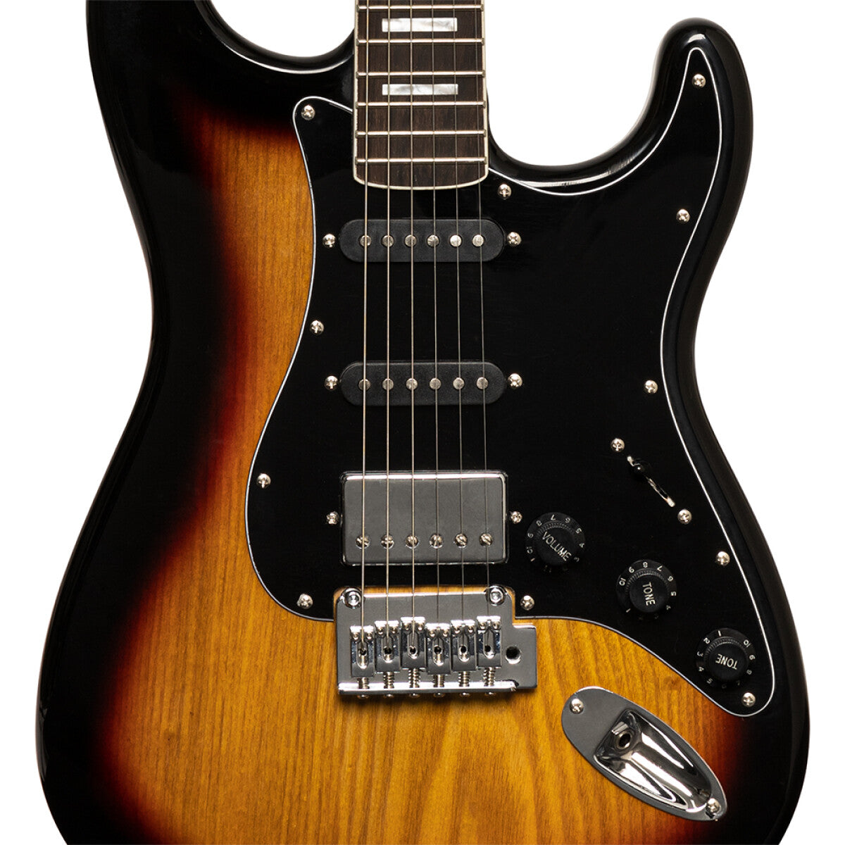 Stagg SES-60 SNB S-style elektrische gitaar Sunburst