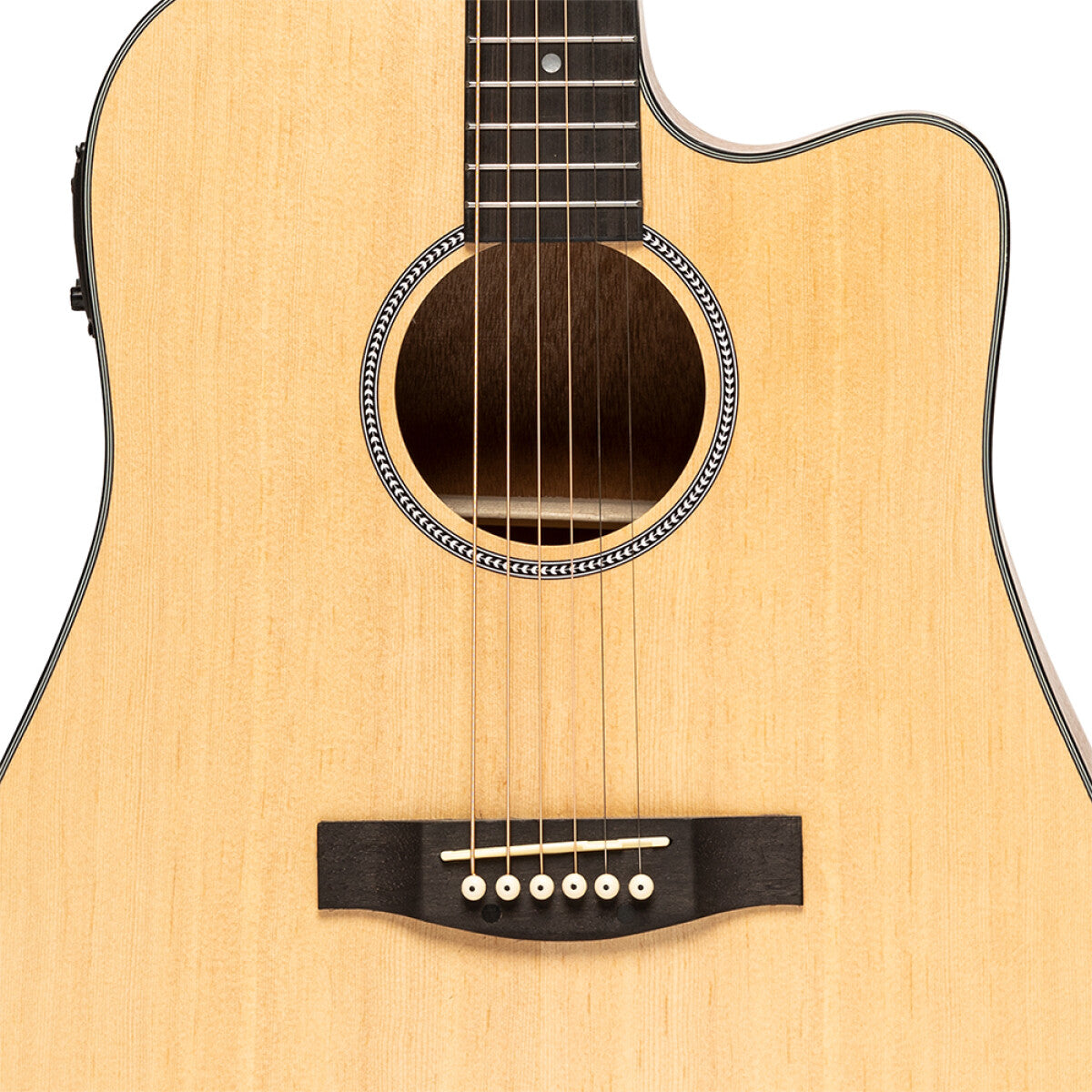 Stagg SA25 DCE SPRUCE westerngitaar Naturel