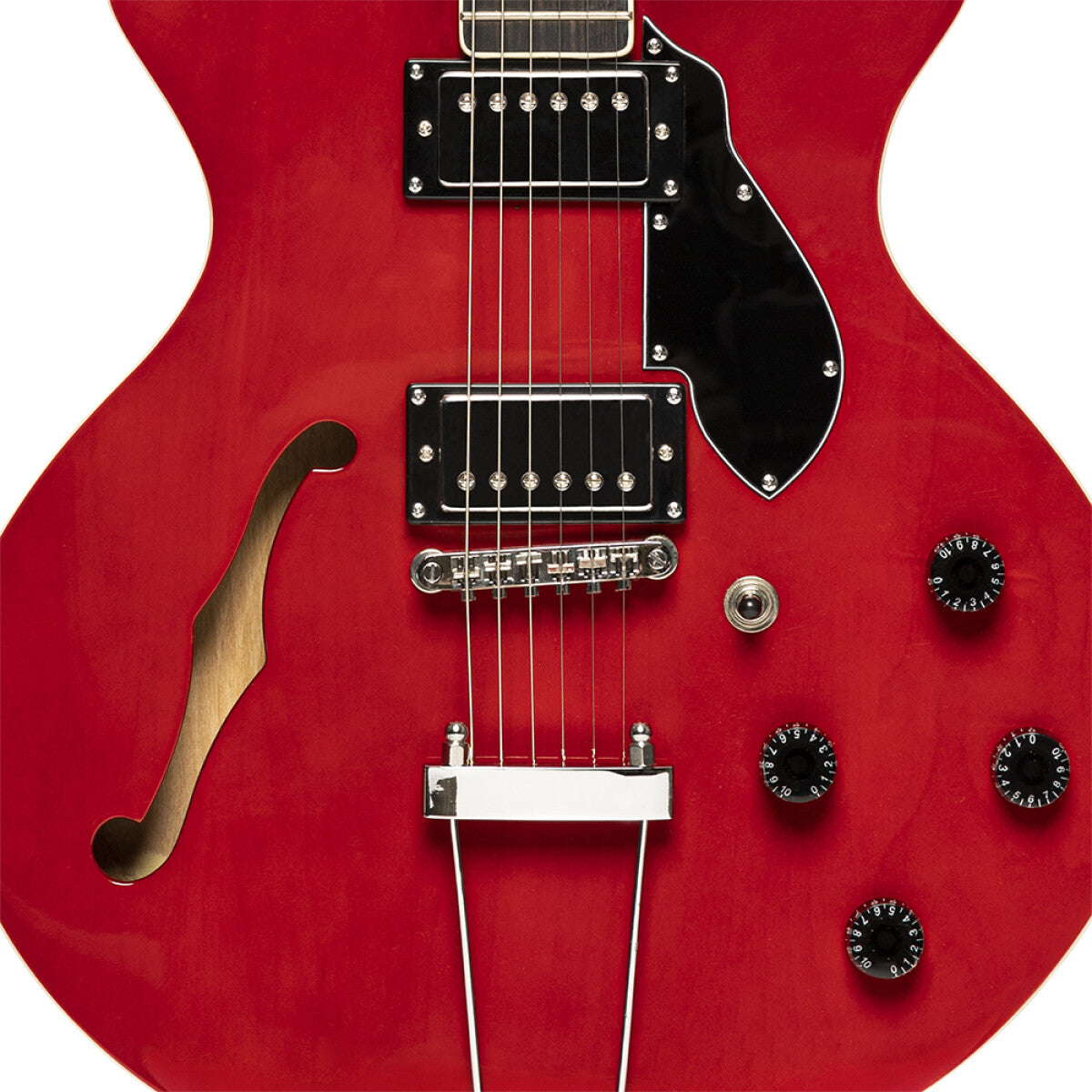 Stagg SVY 533 TCH Silveray elektrische gitaar Transparent Cherry