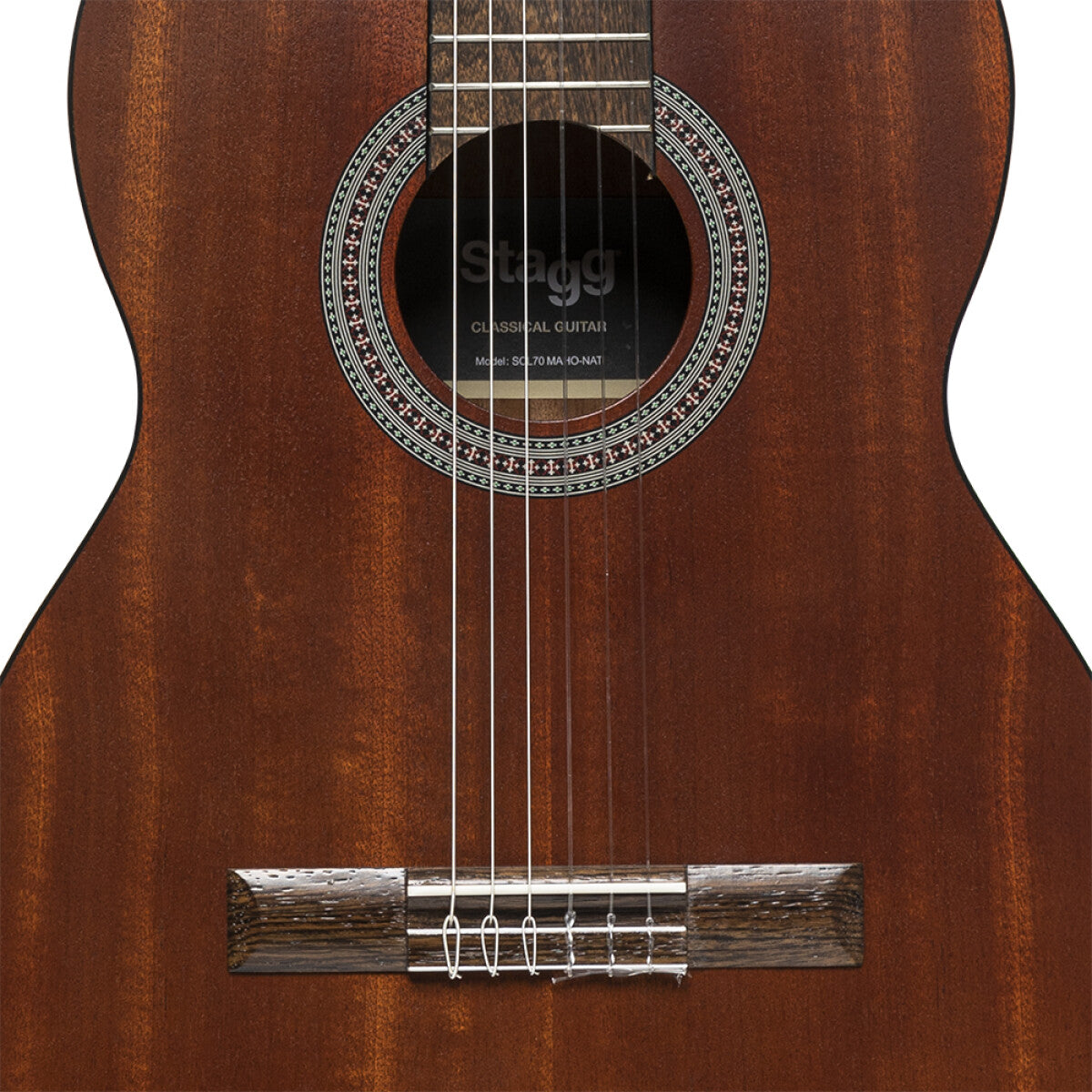 Stagg SCL70 MAHO-NAT klassieke gitaar Naturel