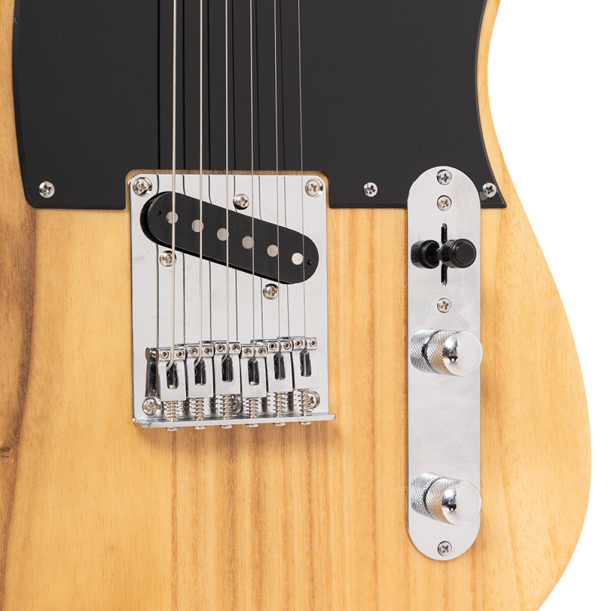 Stagg SET-STD NAT T-style elektrische gitaar Naturel