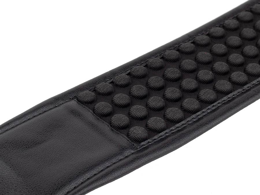 Gaucho GST-810-BK Ergoline Series Gitaarband met comfortabele voering van Italiaans leer, zwart