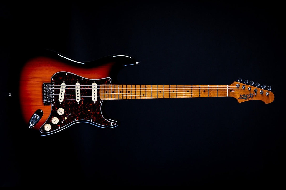 JET Guitars JS 300 SB – elektrische gitaar – S-stijl SSS Zonsopgang