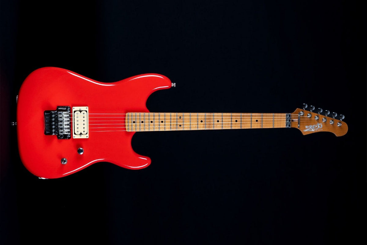 JET Guitars JS-700 RD H – elektrische gitaar – S-stijl 1x Humbucker Rood