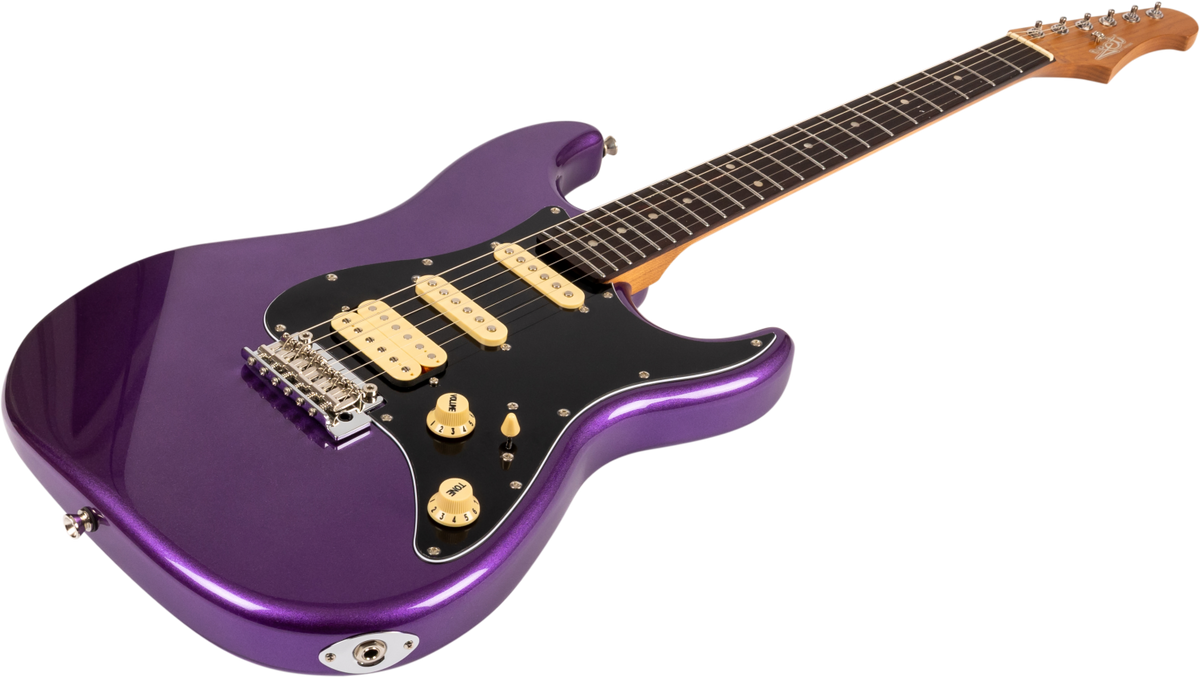 JET Guitars JS-400 PLM R – elektrische gitaar – S-stijl HSS Pruim, palissander toets