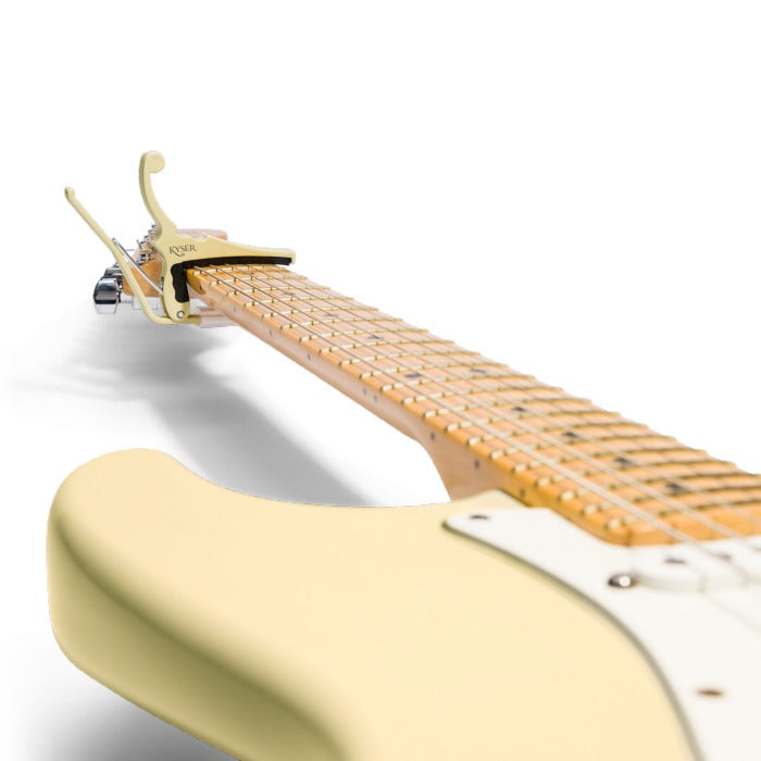 Kyser Fender® x Kyser® Quick-Change® Electric Guitar Capo, Olympic White – capodaster voor elektrische gitaar