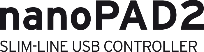Korg USB-Controller, nanoPAD2, 16 Pads, zwart