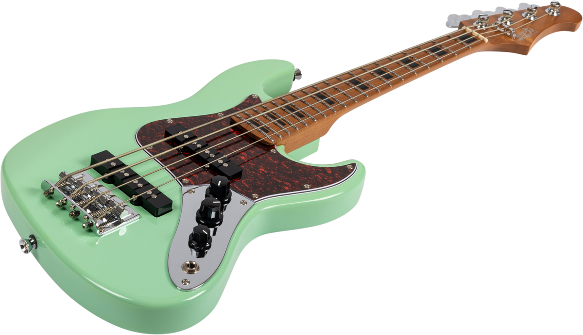 JET Guitars JB-300 SFG – elektrische basgitaar – Reisbas, SF Groen