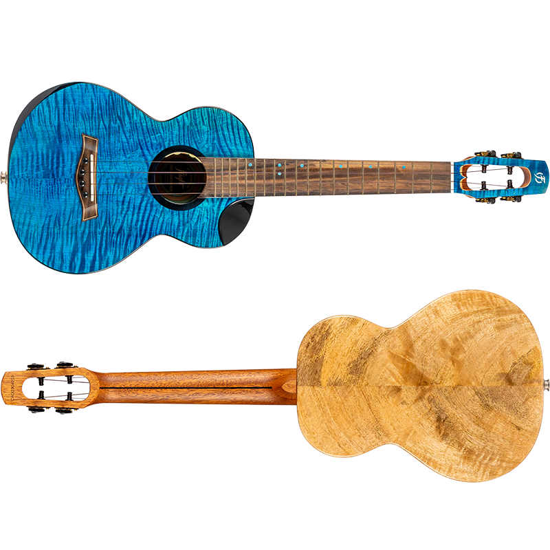Flight COMET TENOR EQ-A BLUE – elektro-akoestische tenorukelele