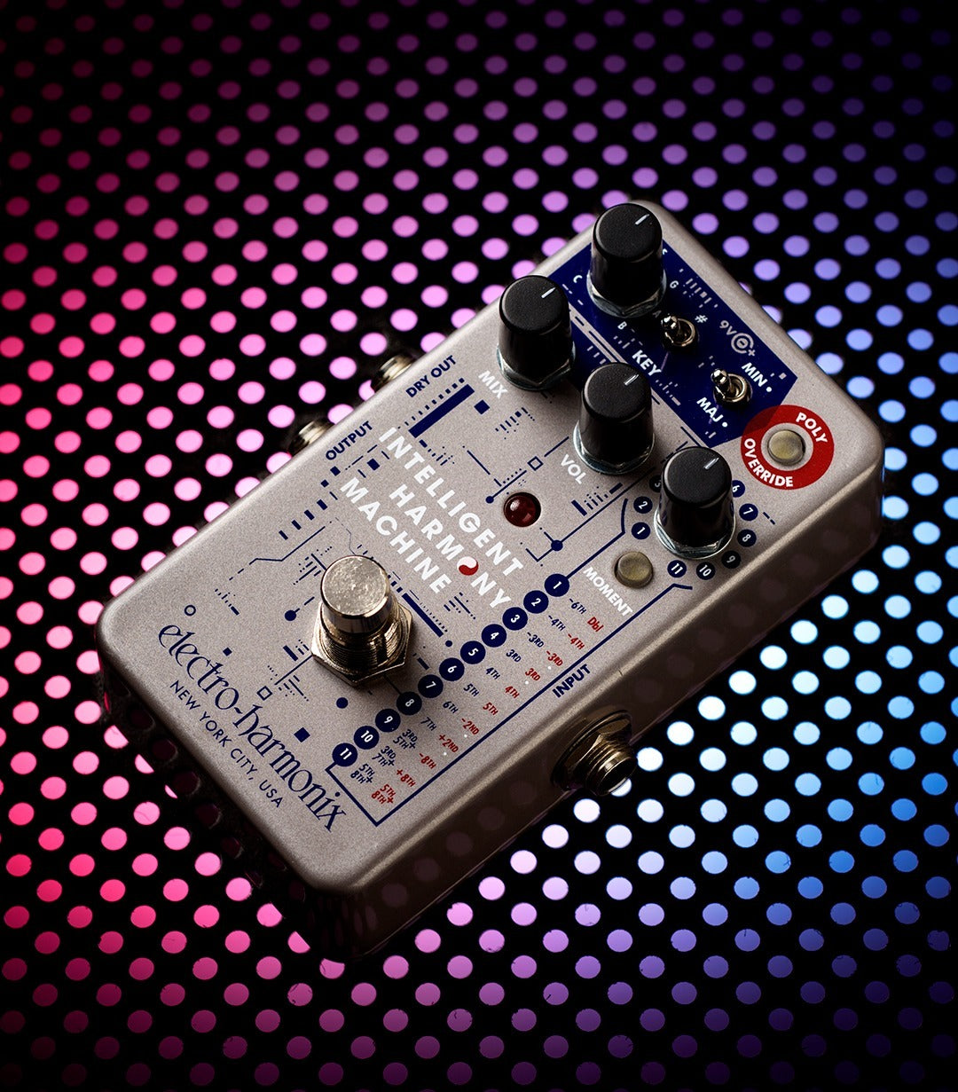 Electro-Harmonix INTELLIGENT HARMONY MACHINE – effectpedaal