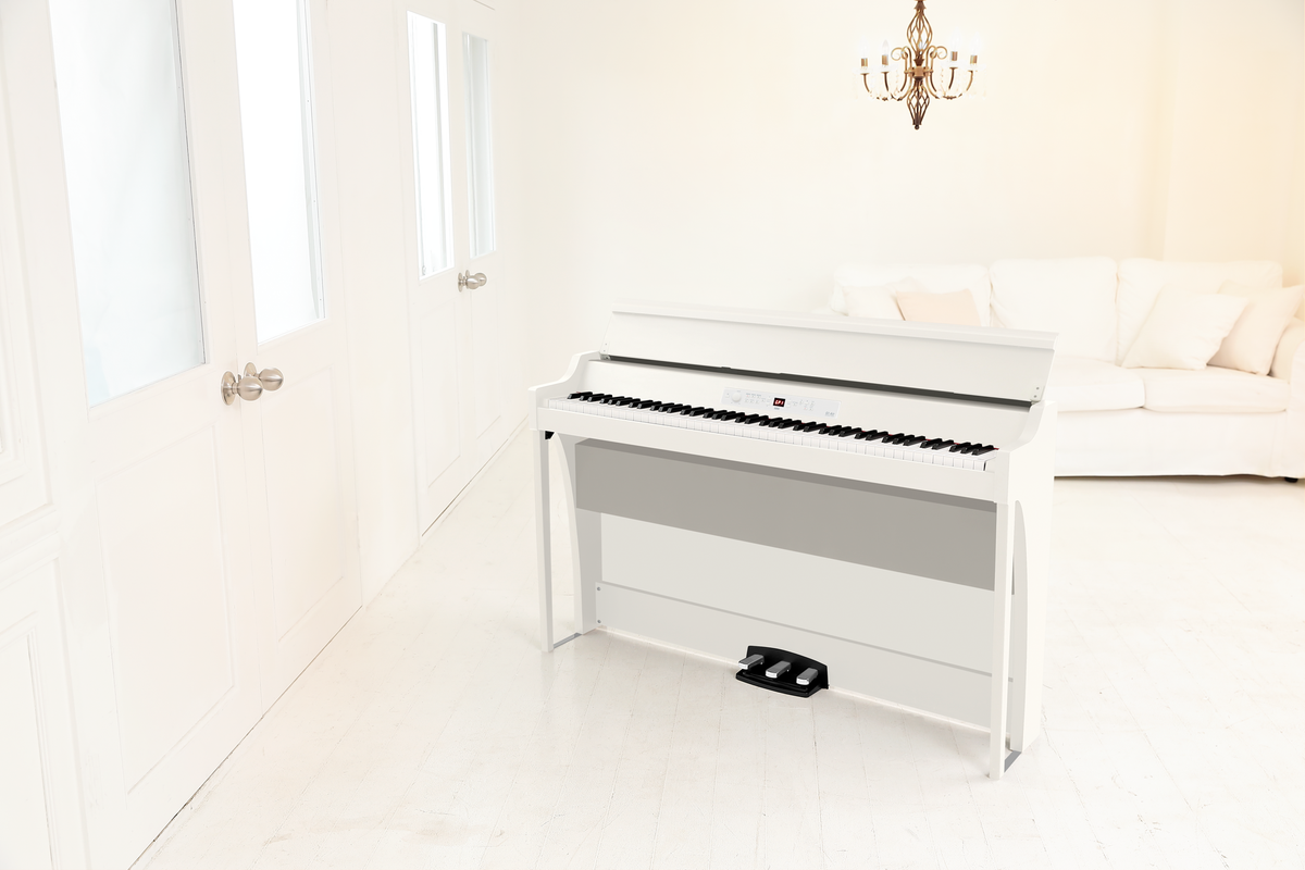 Korg Digitale Piano, Concert, G1B Air, Bluetooth, 3 pedalen, 4x20 W, wit