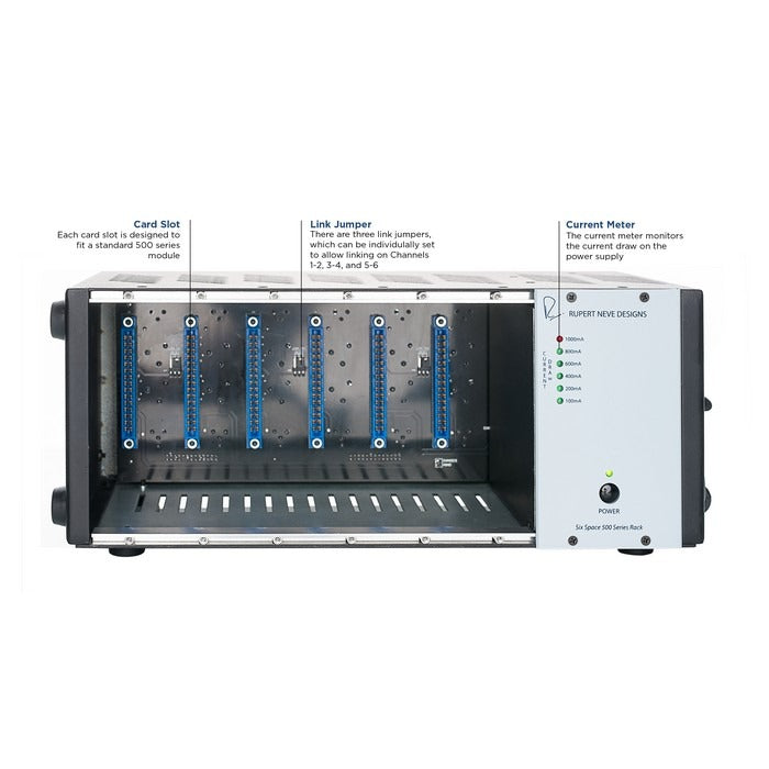 Rupert Neve Designs R6 - 500-series rack – 500-serie rack