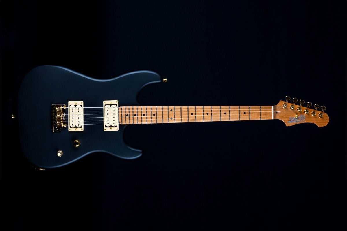 JET Guitars JS-700 MBK – elektrische gitaar – S-stijl HH mat Zwart