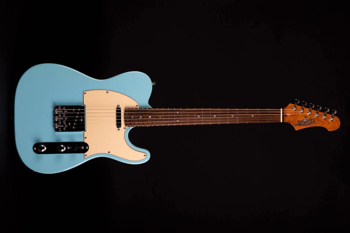 JET Guitars JT 300 BL R – elektrische gitaar – T-stijl Sonic blauw, palissander toets