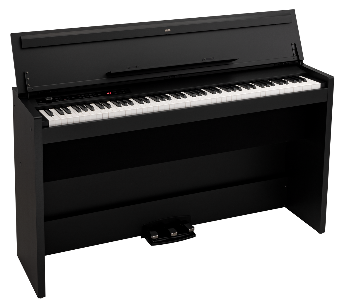 Korg Digitale Piano, Concert, E1 Air, Bluetooth, 3 pedalen, 2x40 W, zwart