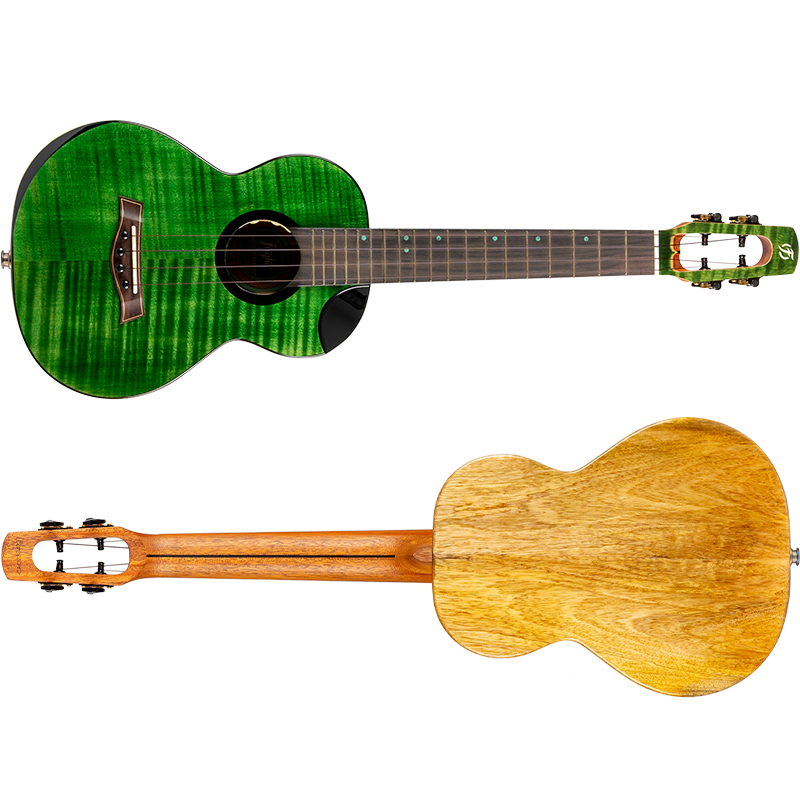 Flight COMET TENOR EQ-A GREEN – elektro-akoestische tenorukelele