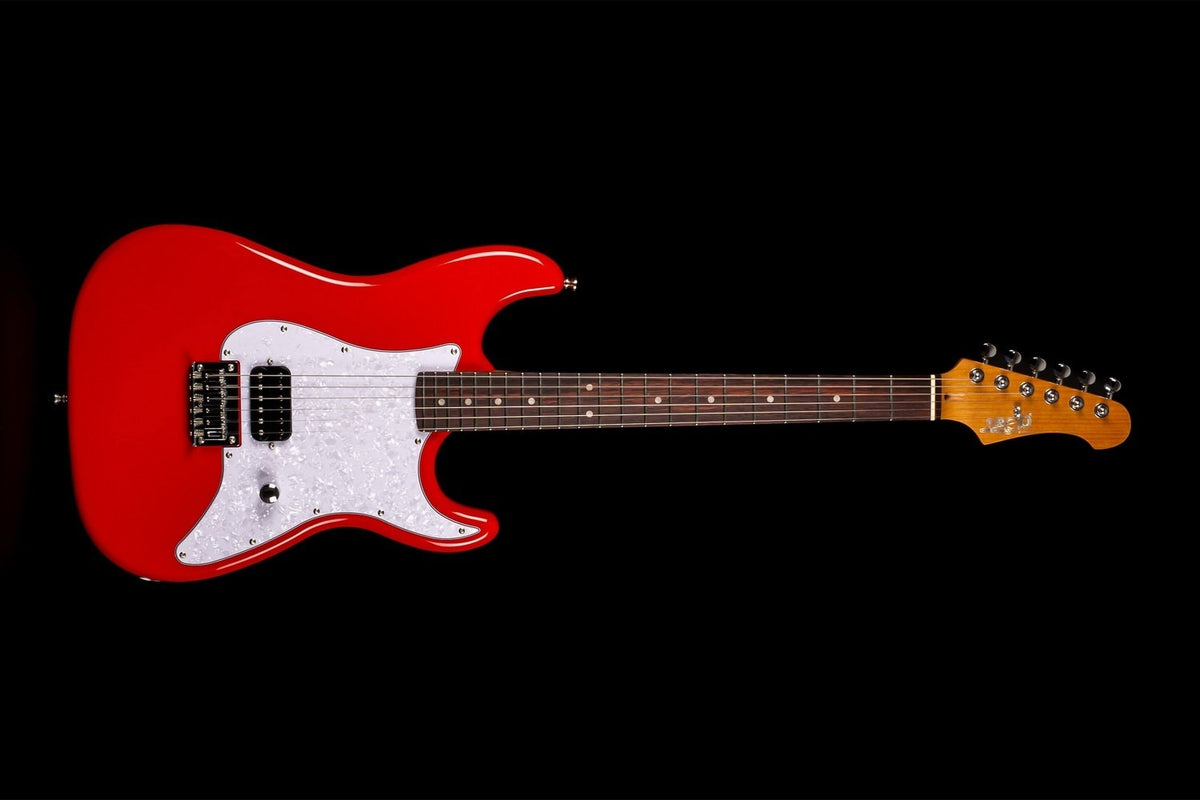 JET Guitars JS-400 HT RD – elektrische gitaar – S-stijl HSS Hardtail Rood, palissander toets