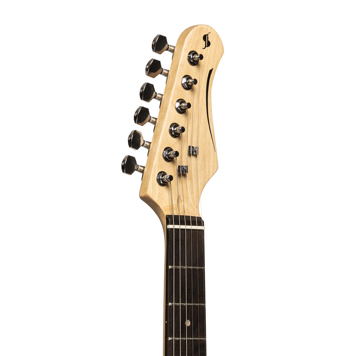 Stagg SES-30 CAR S-style elektrische gitaar Candy Apple Red