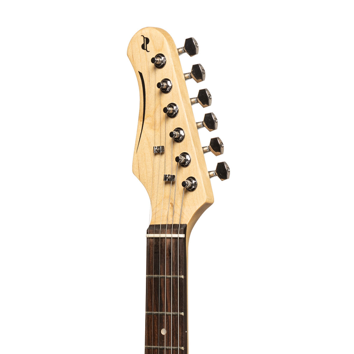 Stagg SES-30 BK LH S-style elektrische gitaar linkshandig Brilliant Black