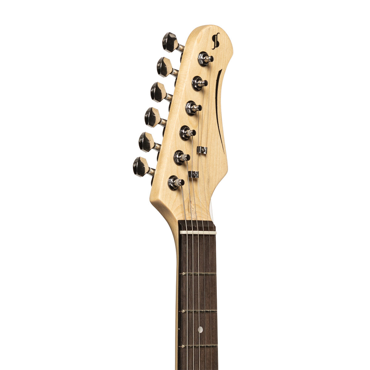 Stagg SES-30 BK S-style elektrische gitaar Brilliant Black