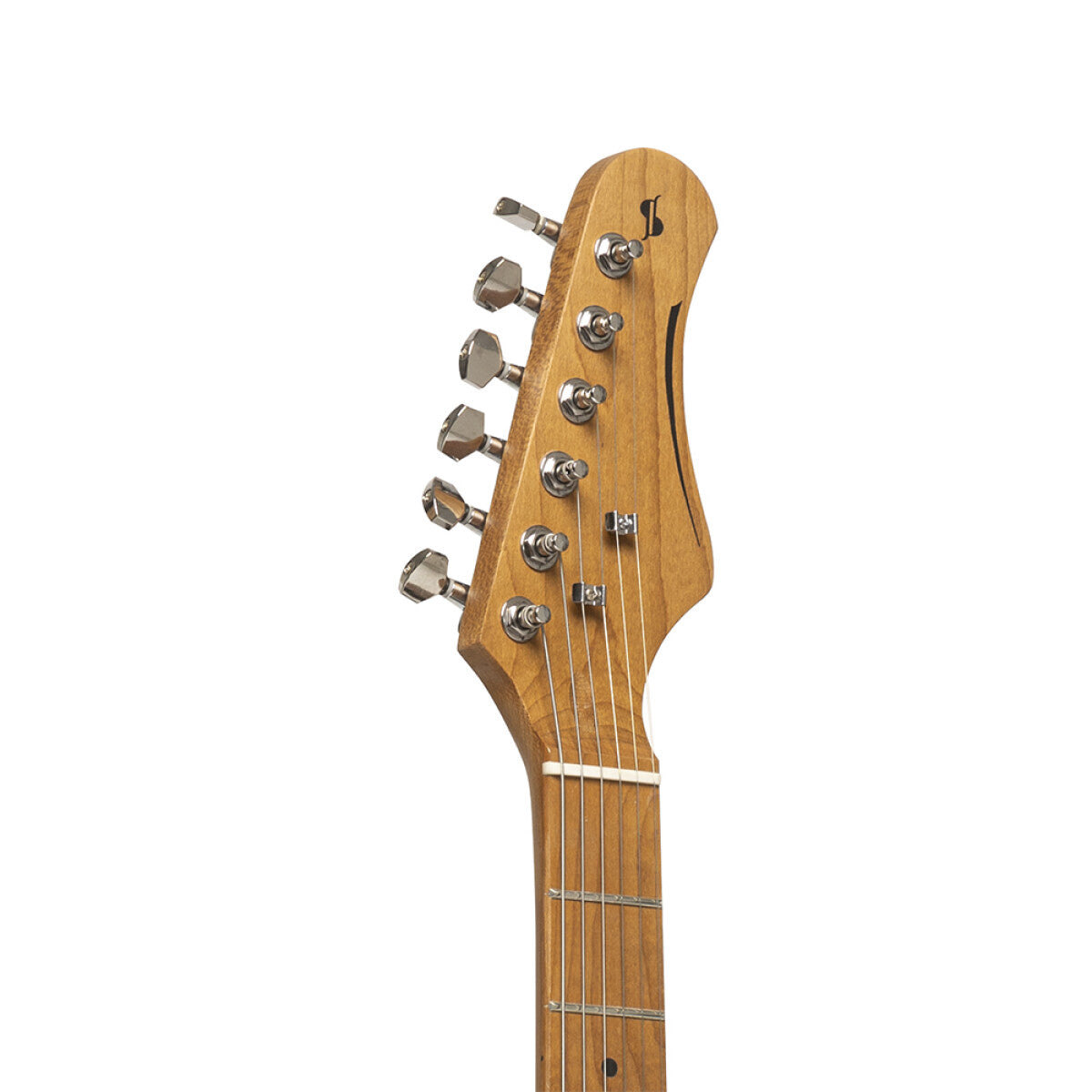 Stagg SES-55 SNB S-style elektrische gitaar Sunburst, glanzend