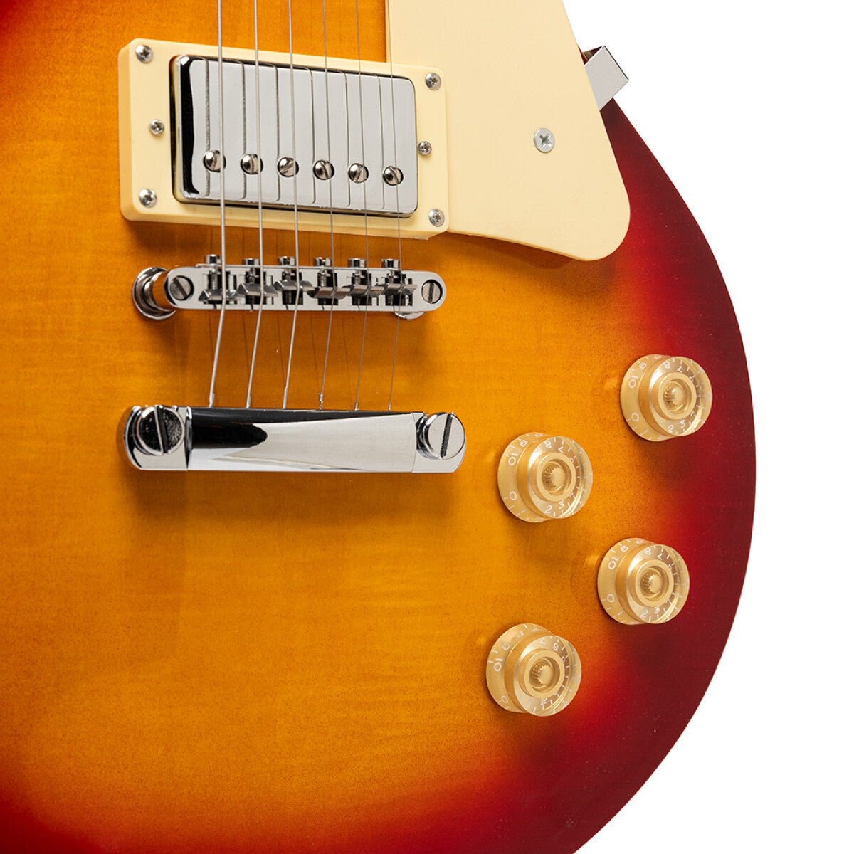 Stagg SEL-DLX DC BST elektrische gitaar Dark Cherry Burst
