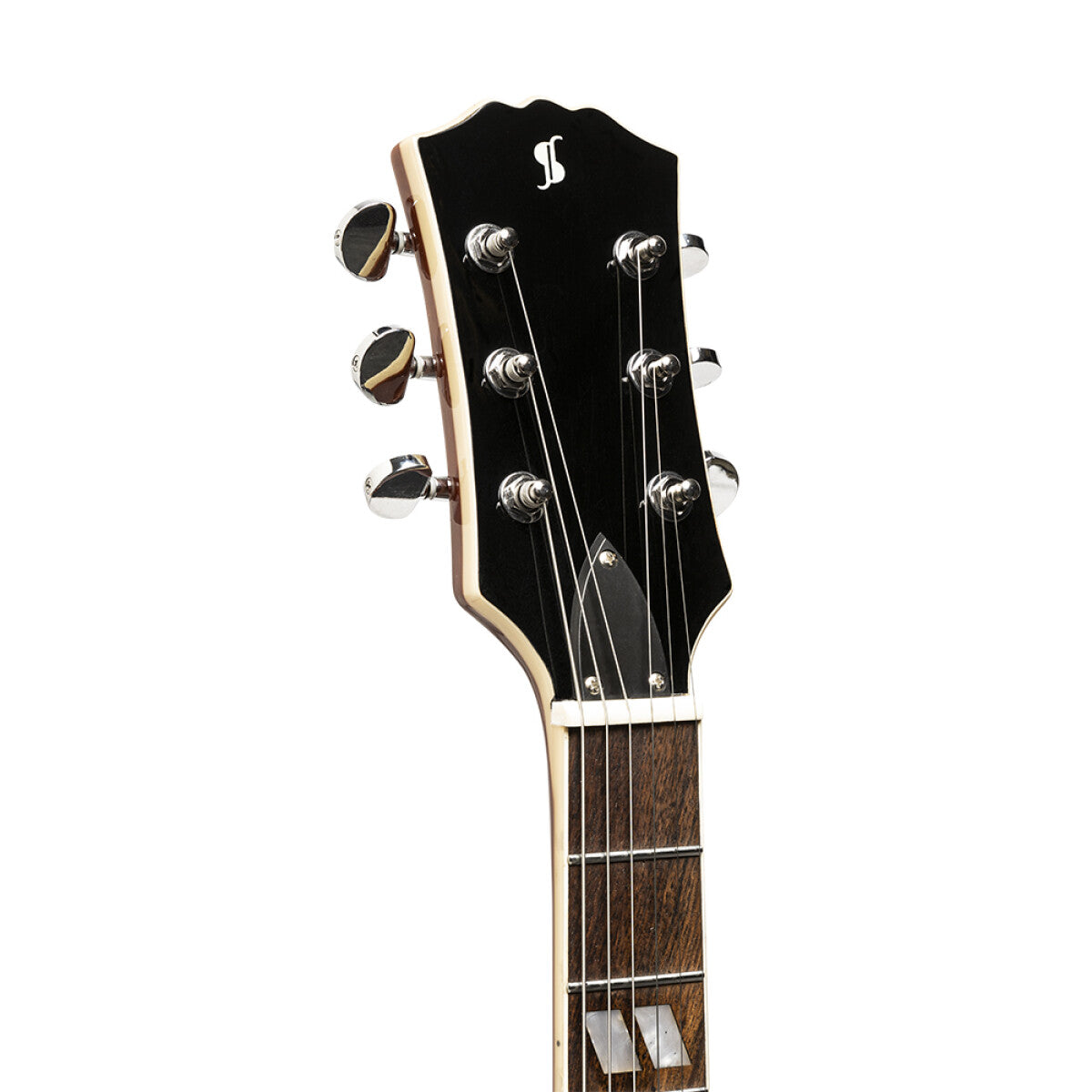 Stagg SEL-DLX TR BLK elektrische gitaar Translucent Black