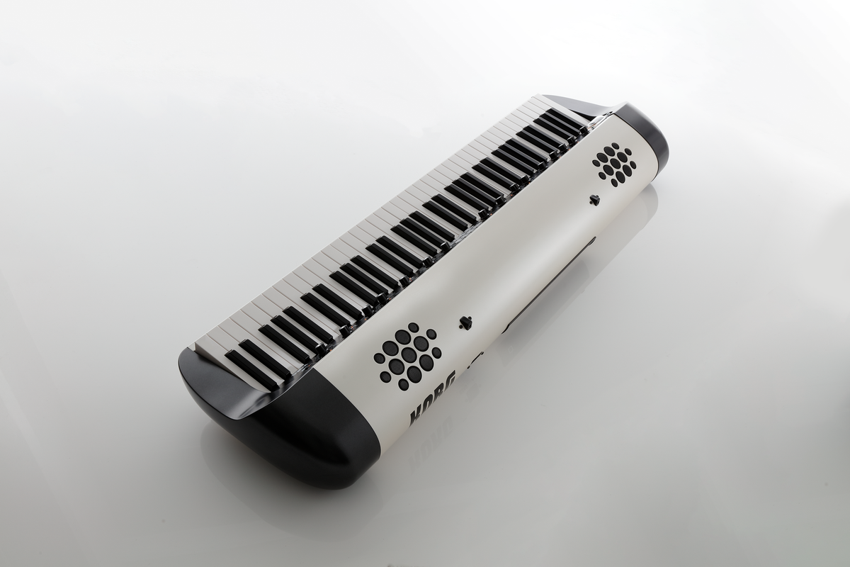 Korg Digitale Piano, SV2-73S, 73 toetsen (RH3), wit-metallic, met luidsprekers