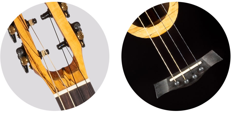 Flight 4SB SAMMY TURTON Sign. Solid Spruce&Rosew. Barit Uke – ukelele