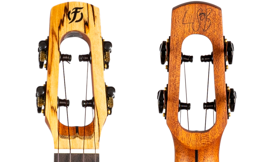 Flight 4SB SAMMY TURTON Sign. Solid Spruce&Rosewood Tenor Uke – tenorukelele