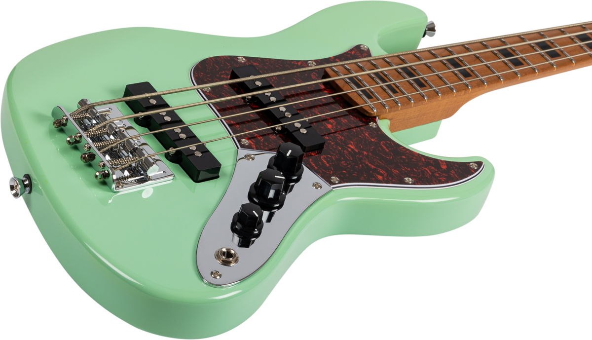 JET Guitars JB-300 SFG – elektrische basgitaar – Reisbas, SF Groen